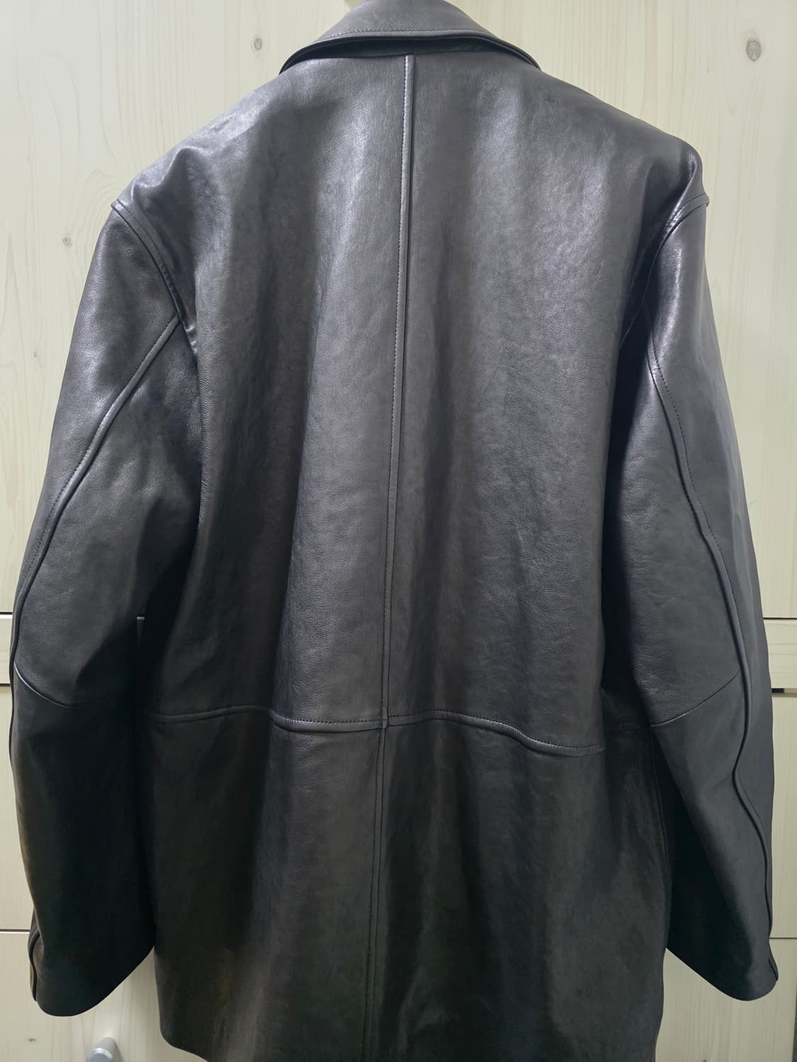 우드비 베지터블 램스킨 레더 카코트 상품이미지2