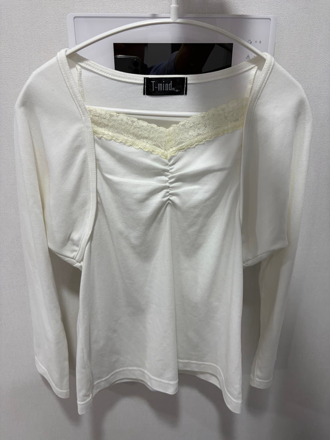 Jpn 레이스 셔링 7부 티셔츠 상품이미지1