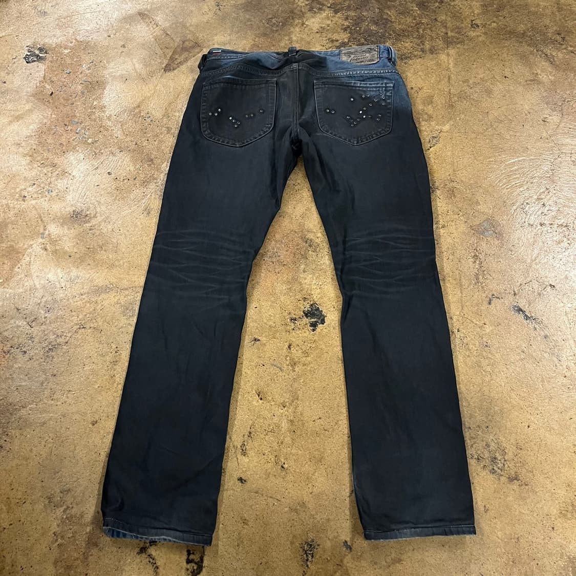[정품/32] 디젤 블랙 데님 바지 b14 상품이미지2