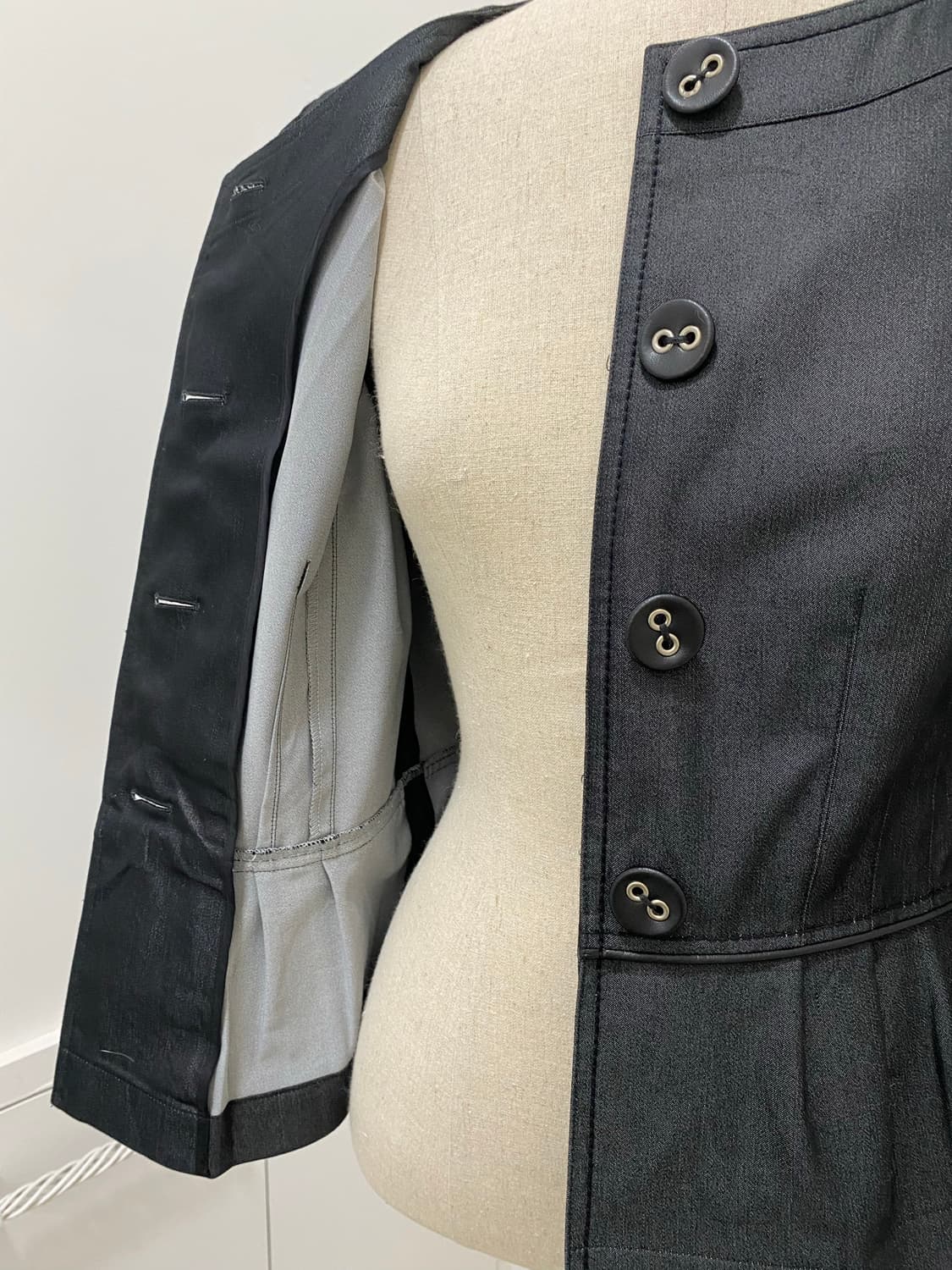 Courreges 블레이저 블랙 자켓  상품이미지6