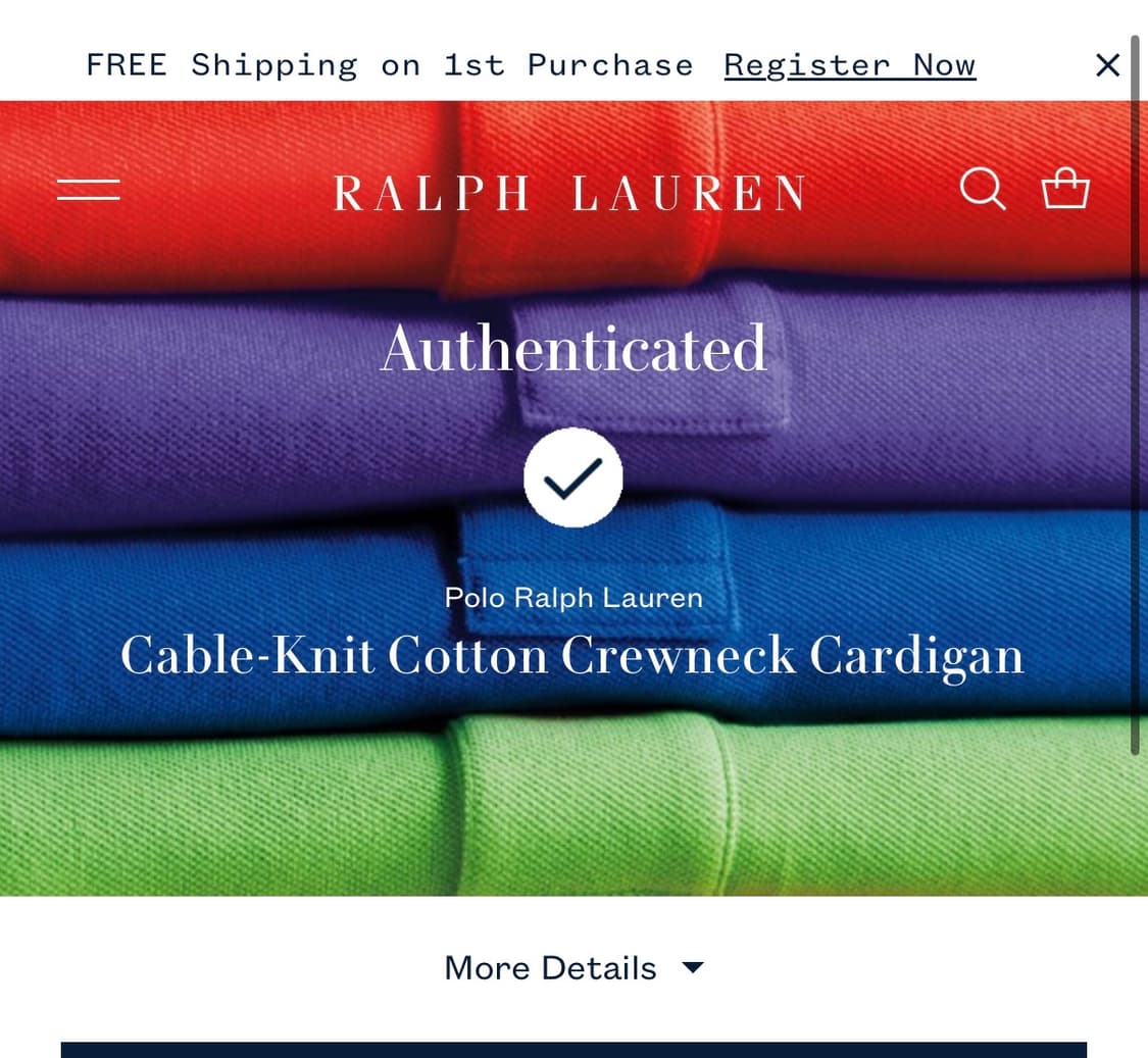 폴로 랄프로렌 케이블 니트 가디건 5 상품이미지3