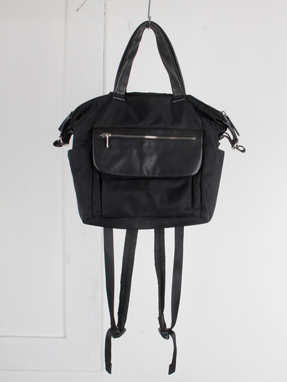 Y'SACCS Leather Flapped Nylon 2way bag 상품이미지6