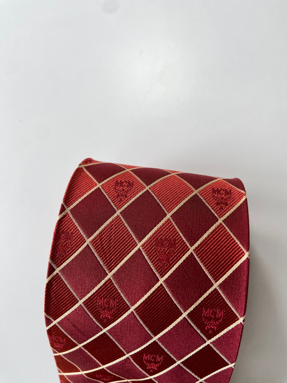 MCM 정품 명품 모노그램 넥타이 상품이미지5