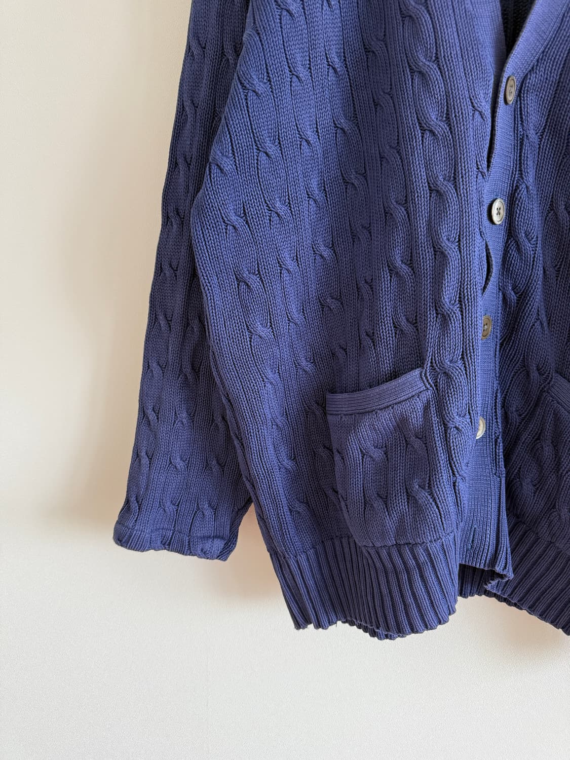 올드 폴로 랄프로렌(Polo Ralph Lauren) 코튼 꽈베기 가디건 상품이미지3