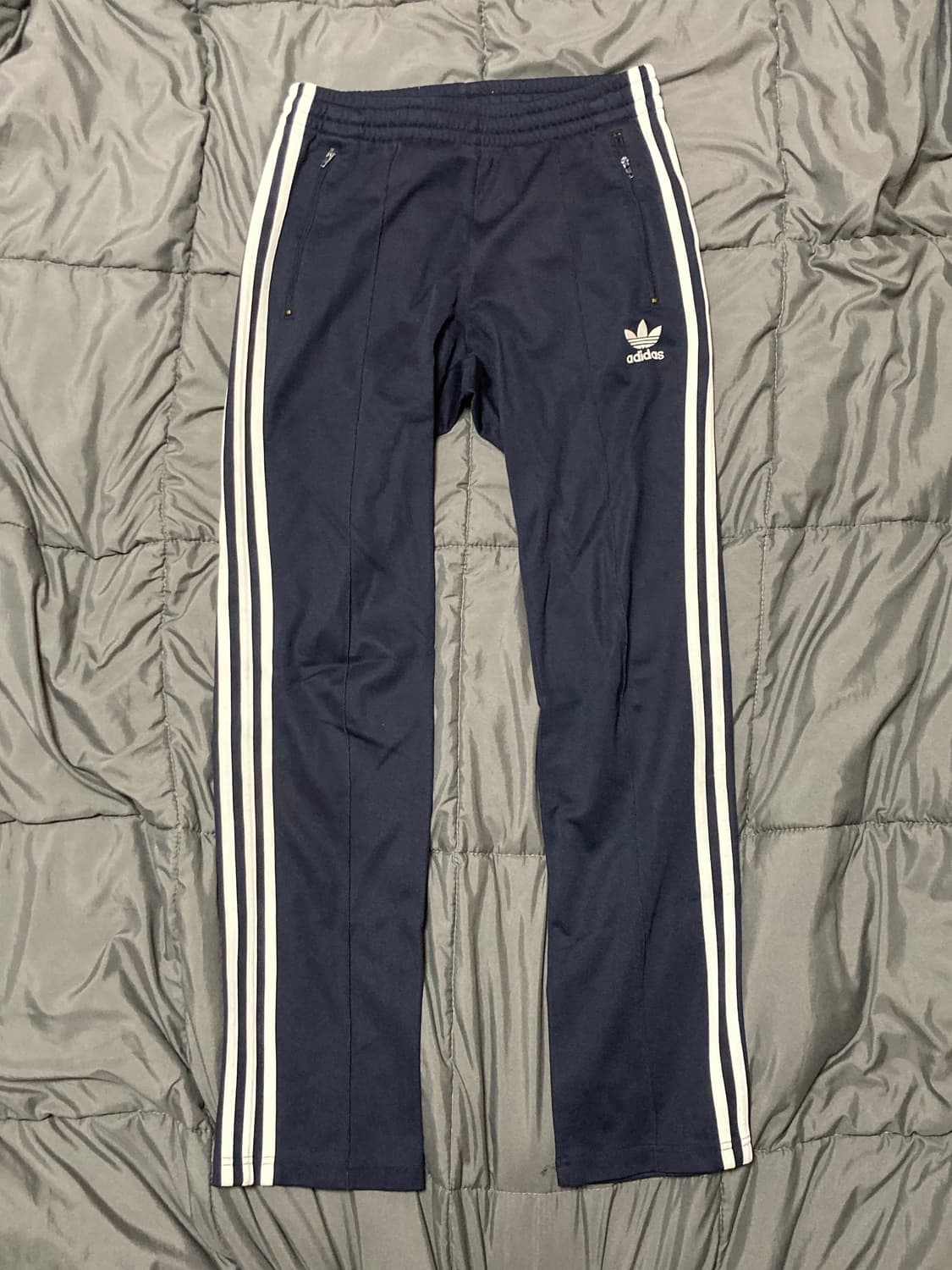 아디다스 삼선 트레이닝 바지 네이비 100 상품이미지1