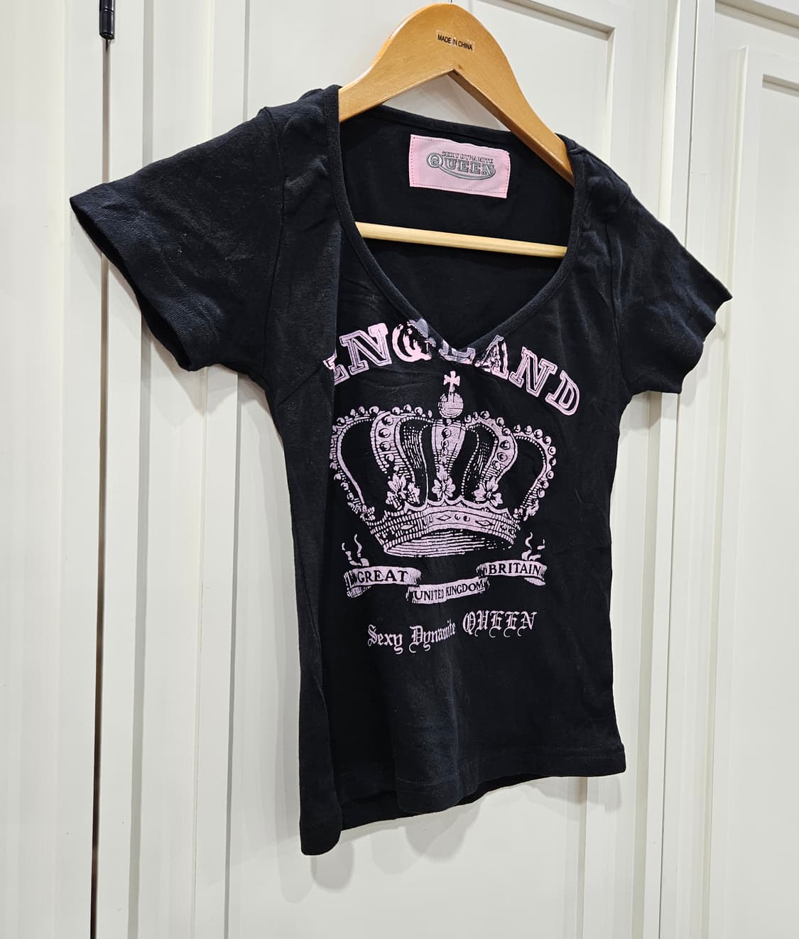 크라운 프린트 티셔츠 상품이미지2