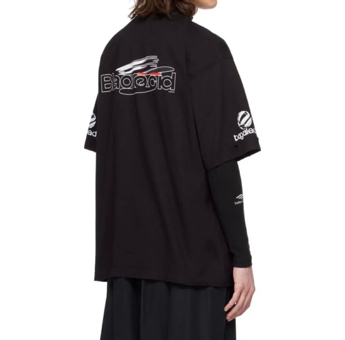 발렌시아가 AI 제너레이티드 미디움핏 반팔 상품이미지8