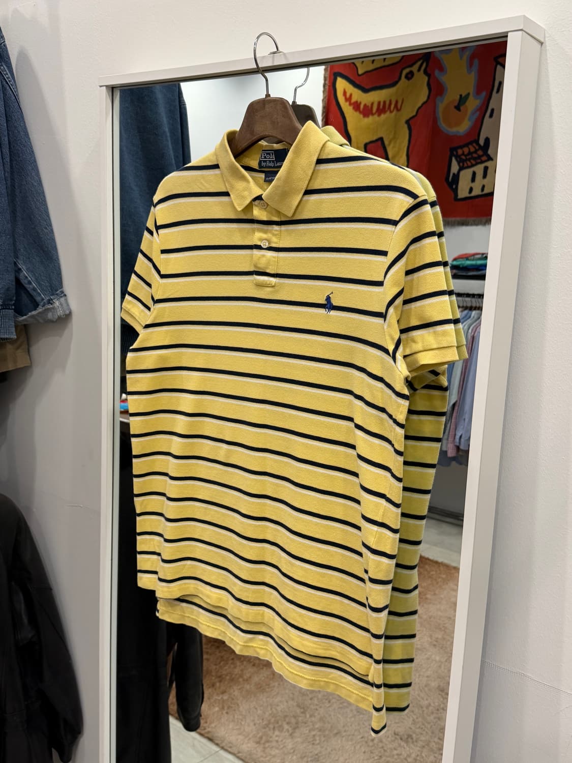 00s Polo RL 폴로 랄프로렌 스트라이프 pk 반팔 티셔츠 상품이미지1
