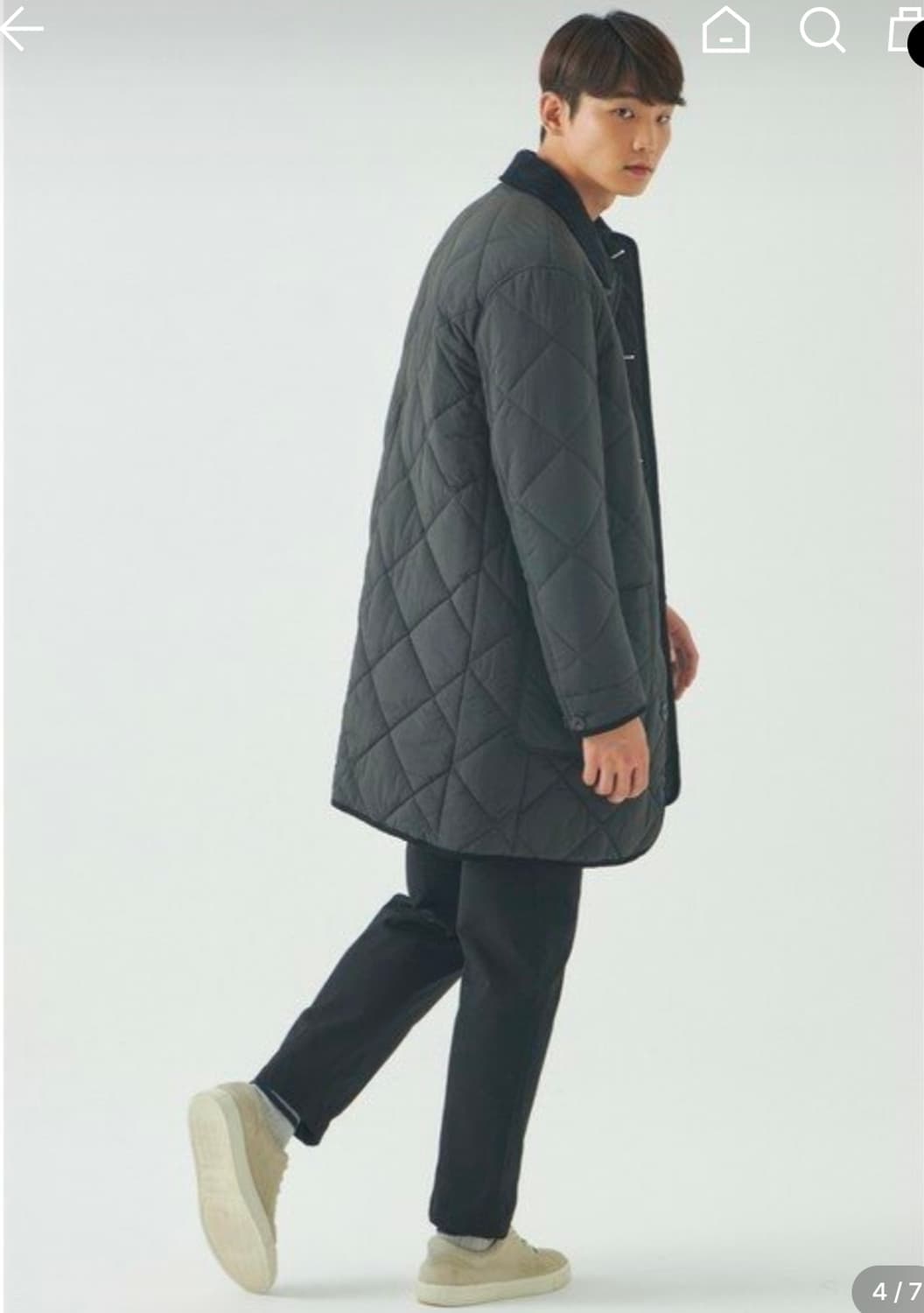 에피그램 코듀로이 퀼팅 코트 상품이미지2