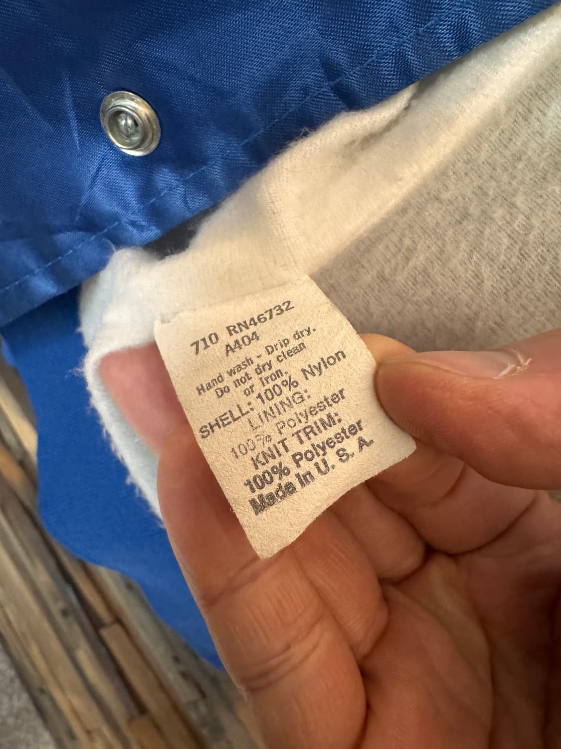 90s usa made NFL satin stadium jacket 상품이미지8