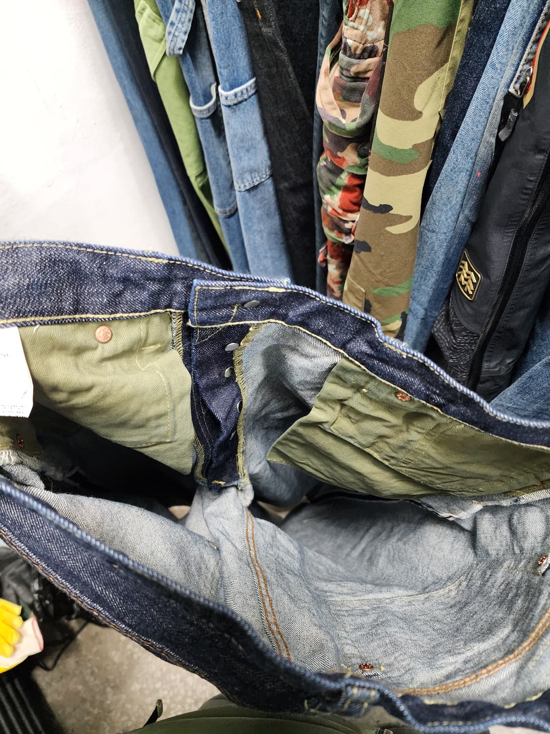 아웃스탠딩 셀비지 아메카지 청바지 상품이미지7