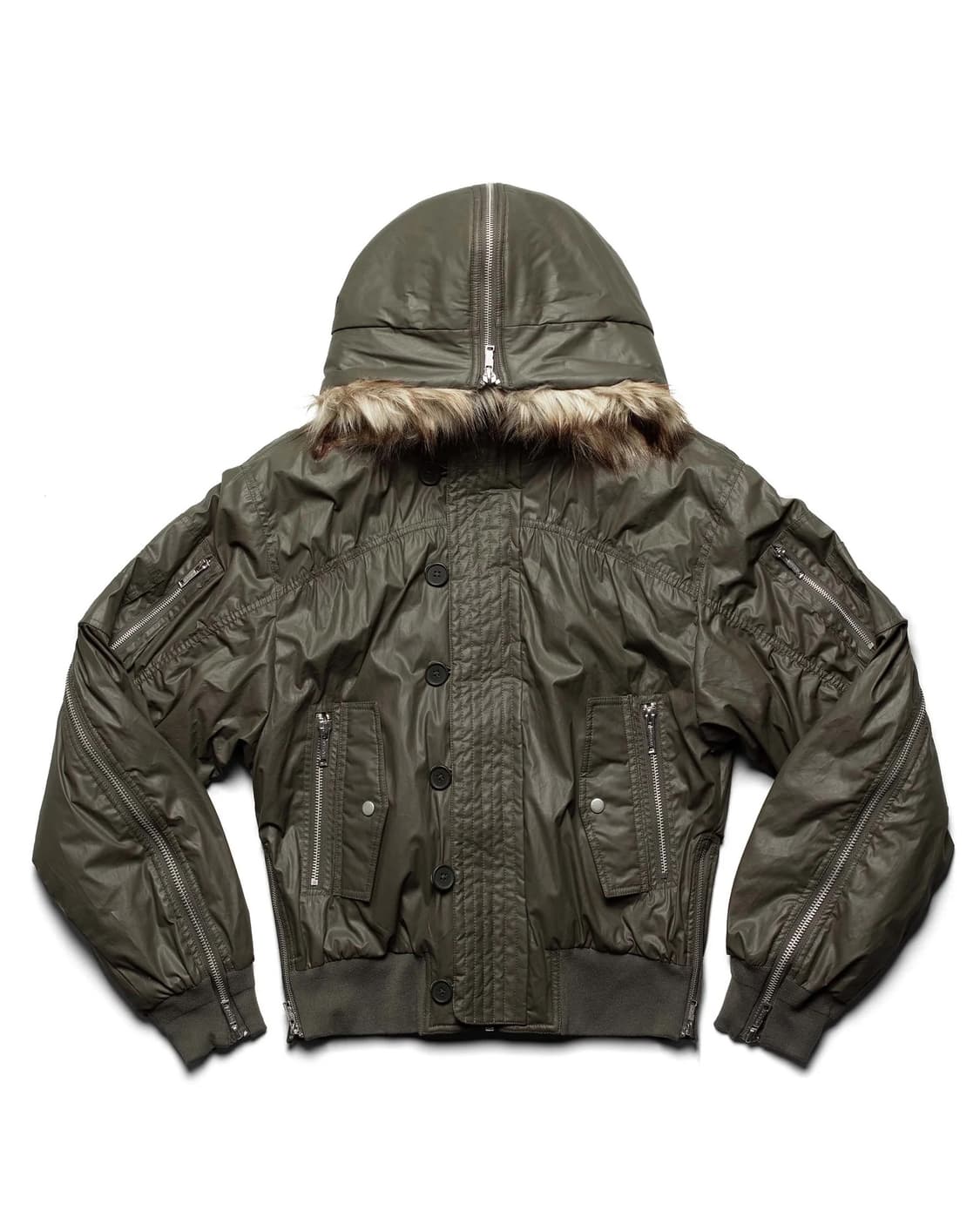 racer GREEN WAXED AVIATOR BOMBER 상품이미지3