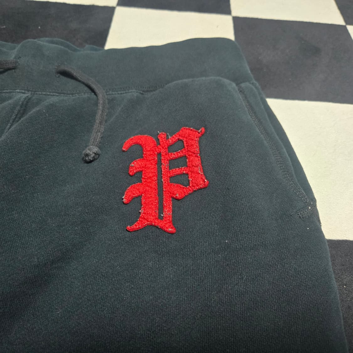 M 폴로랄프로렌 P 로고 스웻팬츠 블랙 상품이미지2