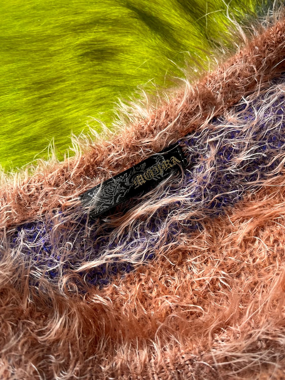 JPN Vintage Over-Sized Hairy Fur Knit 상품이미지7