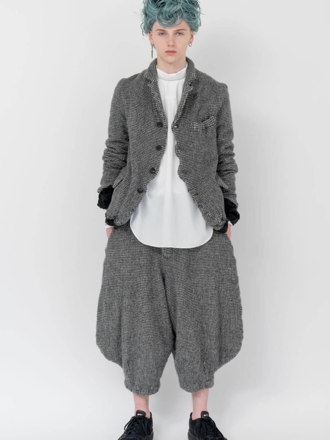 꼼데가르송 블랙 22aw 하운즈투스 울 벌룬 팬츠 상품이미지4