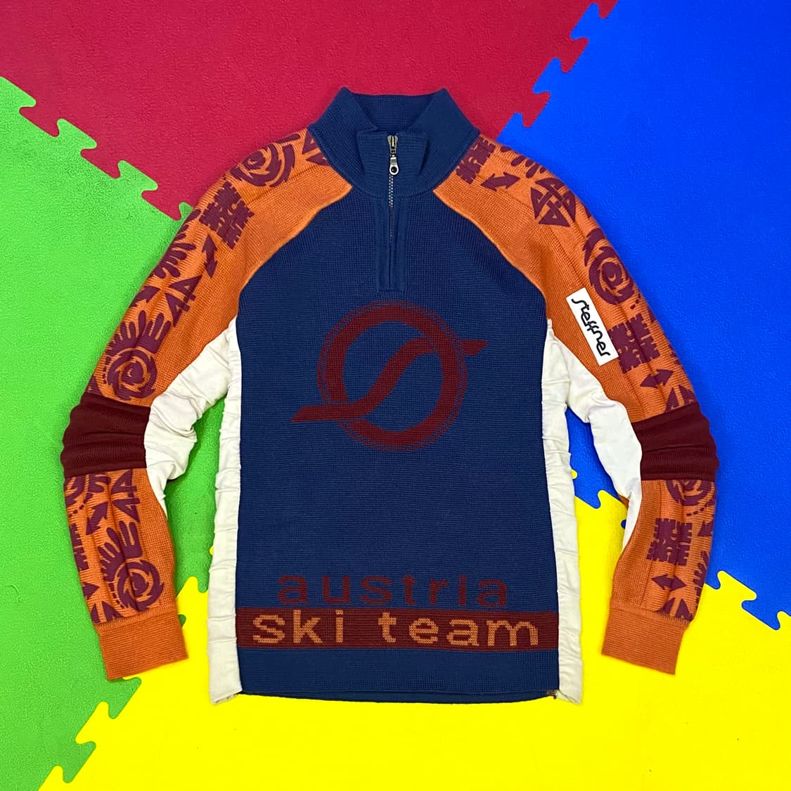 2000s STEFFNER 3D 패디드 스키 스웨터 상품이미지1