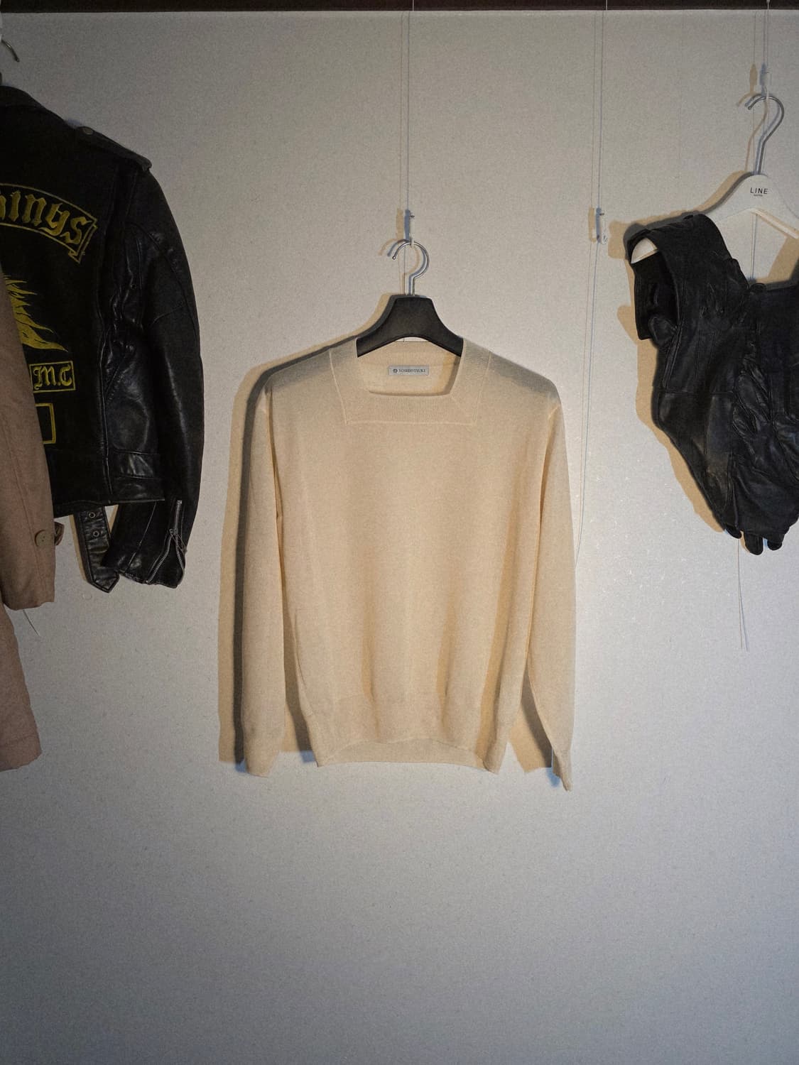 Soshiotsuki 24ss square neck kint 상품이미지2