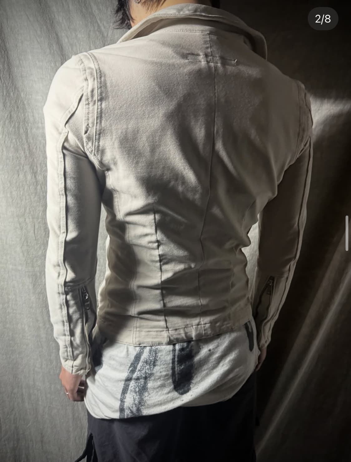 Schlussel cotton stretch riders jacket  상품이미지2