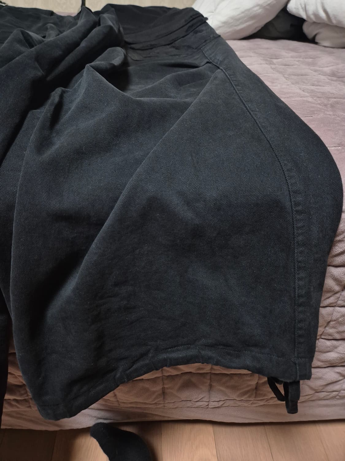 논노드(급처)더블포켓 카고팬츠 빈티지블랙3사이즈 판매합니다! 상품이미지5