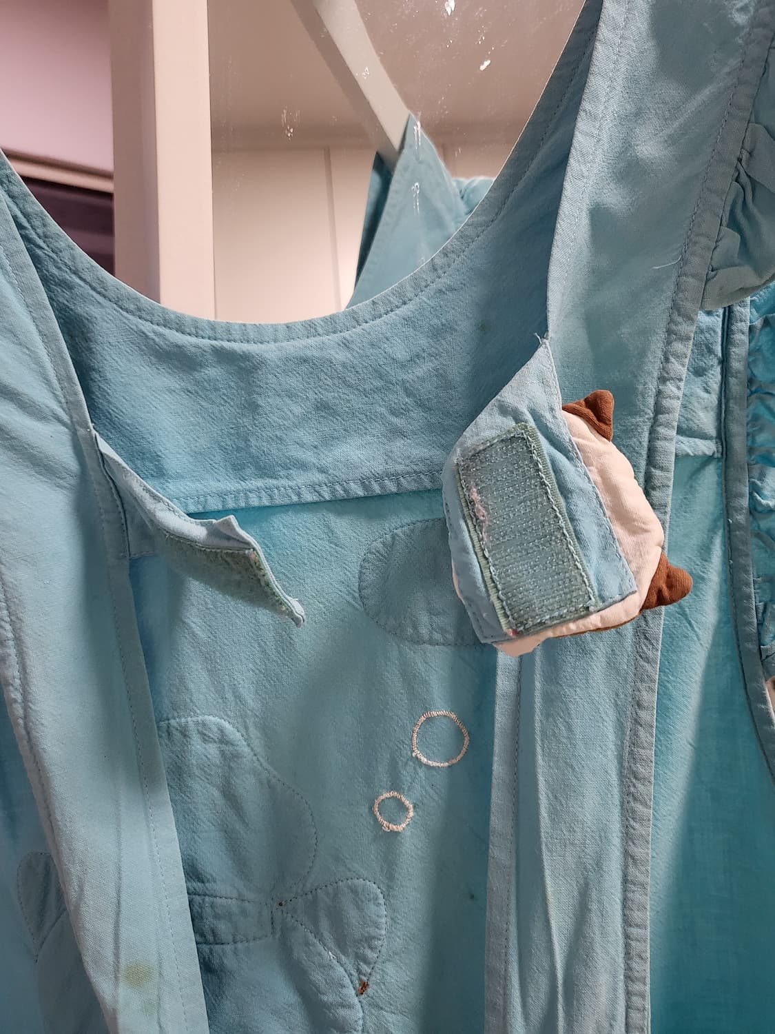 너무귀여운 PET SHOP 고양이 캐릭터 하늘색 앞치마 상품이미지6