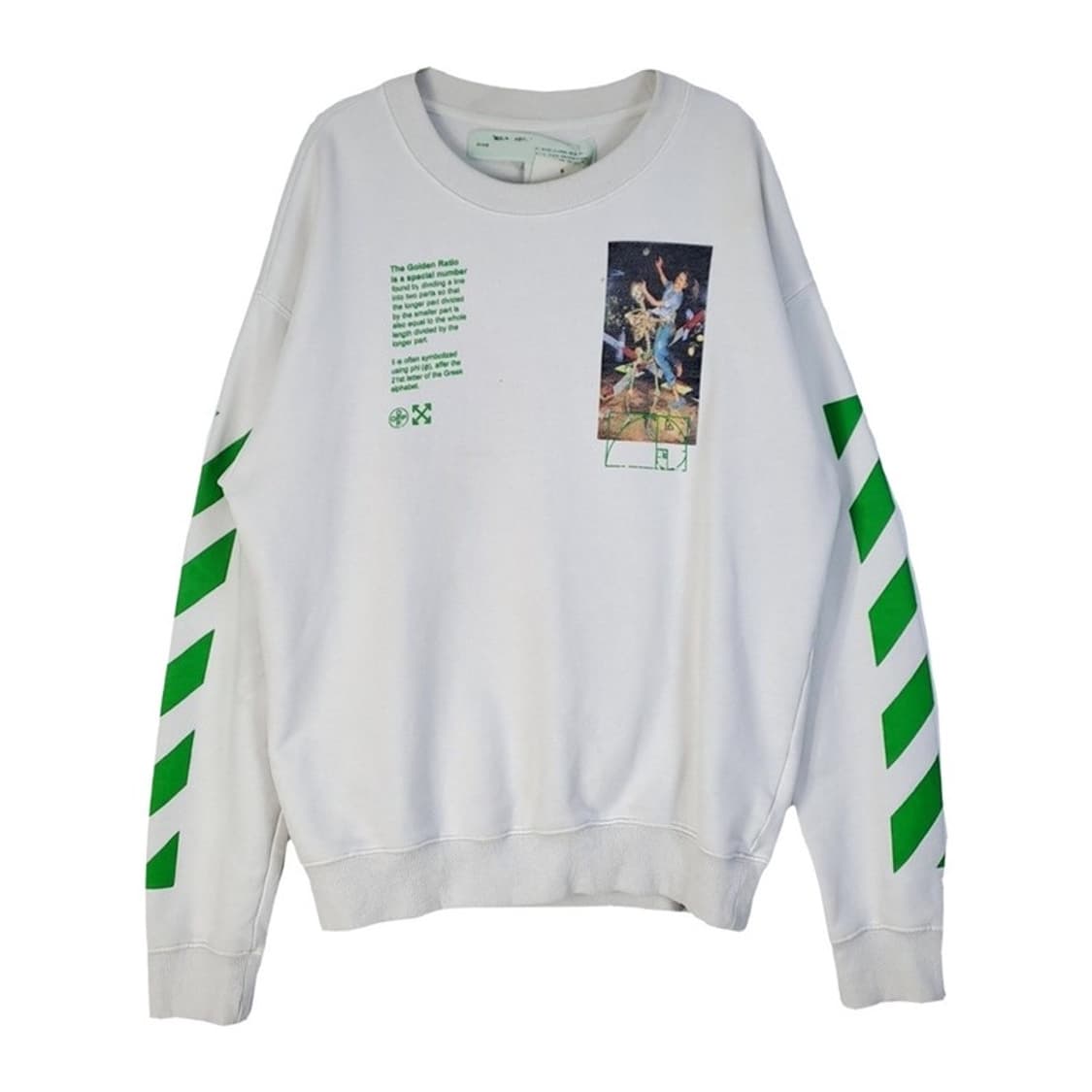 오프화이트 백 파스칼 맨투맨 상품이미지1