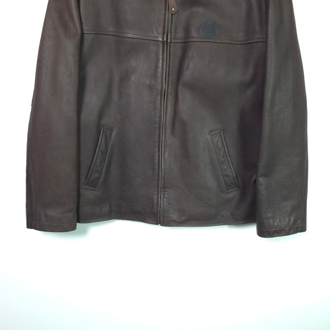 LEE 소가죽 브라운 레더 자켓 L 상품이미지4