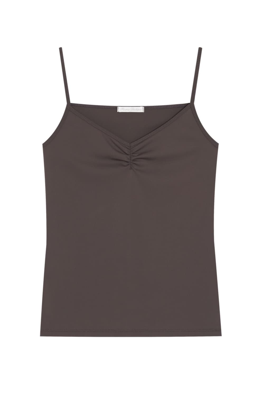 샵페어리 clear sleeveless 브라운 상품이미지1