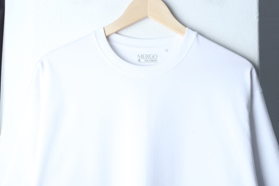 (L-XL) 메르고 반팔 티셔츠 화이트 무지 기본-H31390 상품이미지3