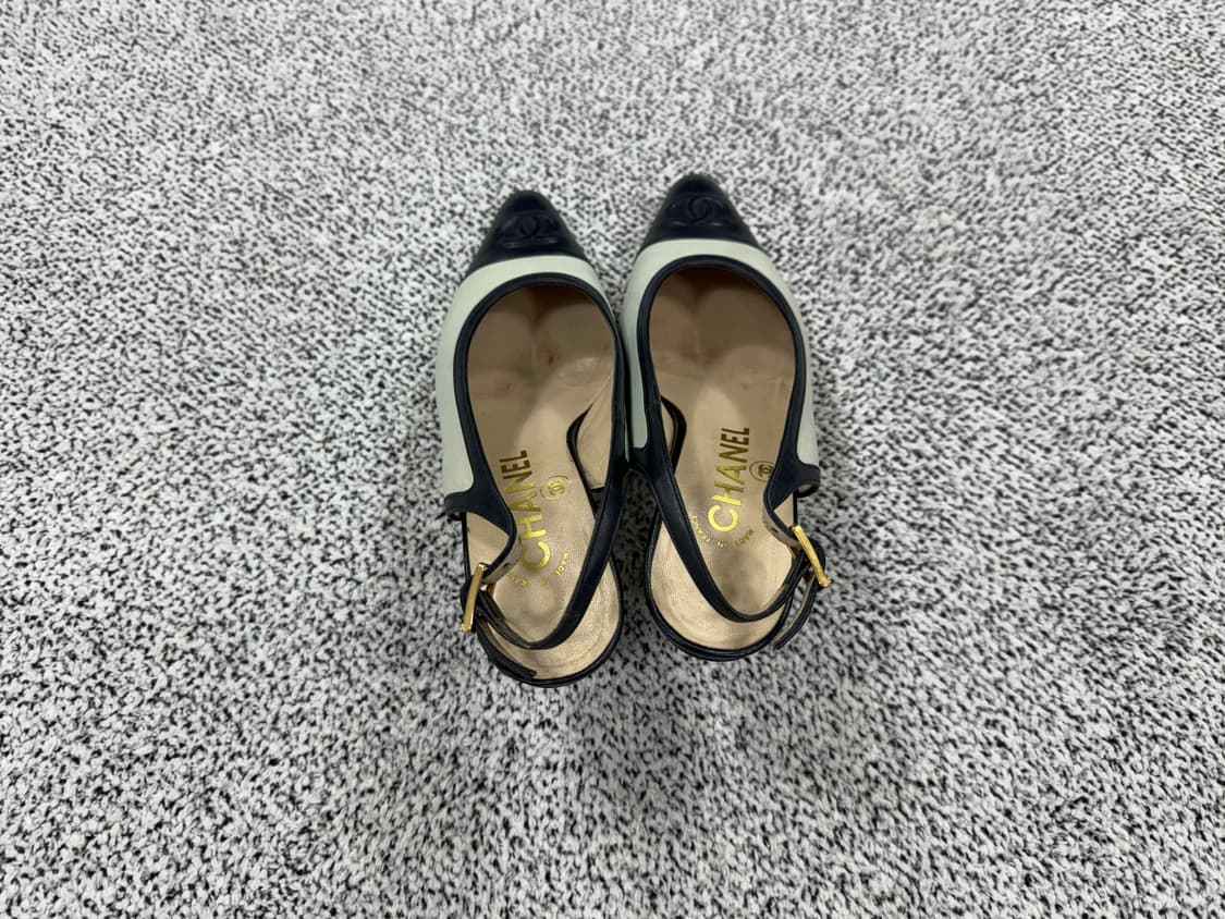 샤넬 빈티지 투톤 슬링백 상품이미지4