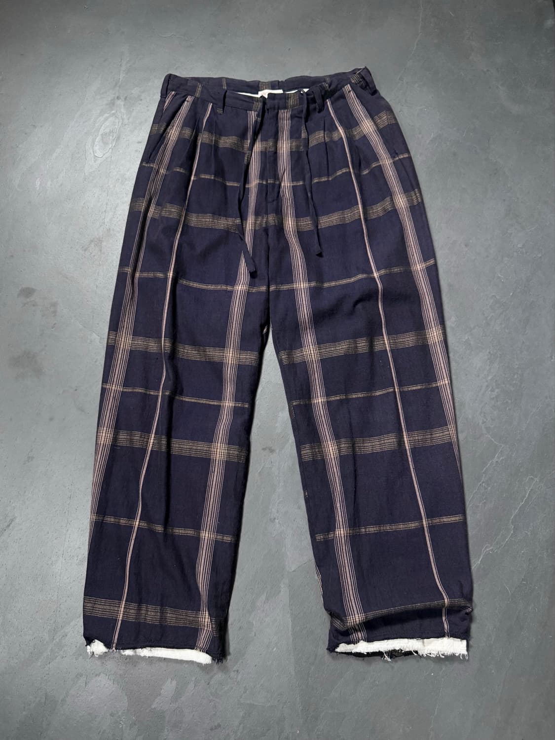 NICENESS ALI Khadi Checked Trousers 상품이미지2