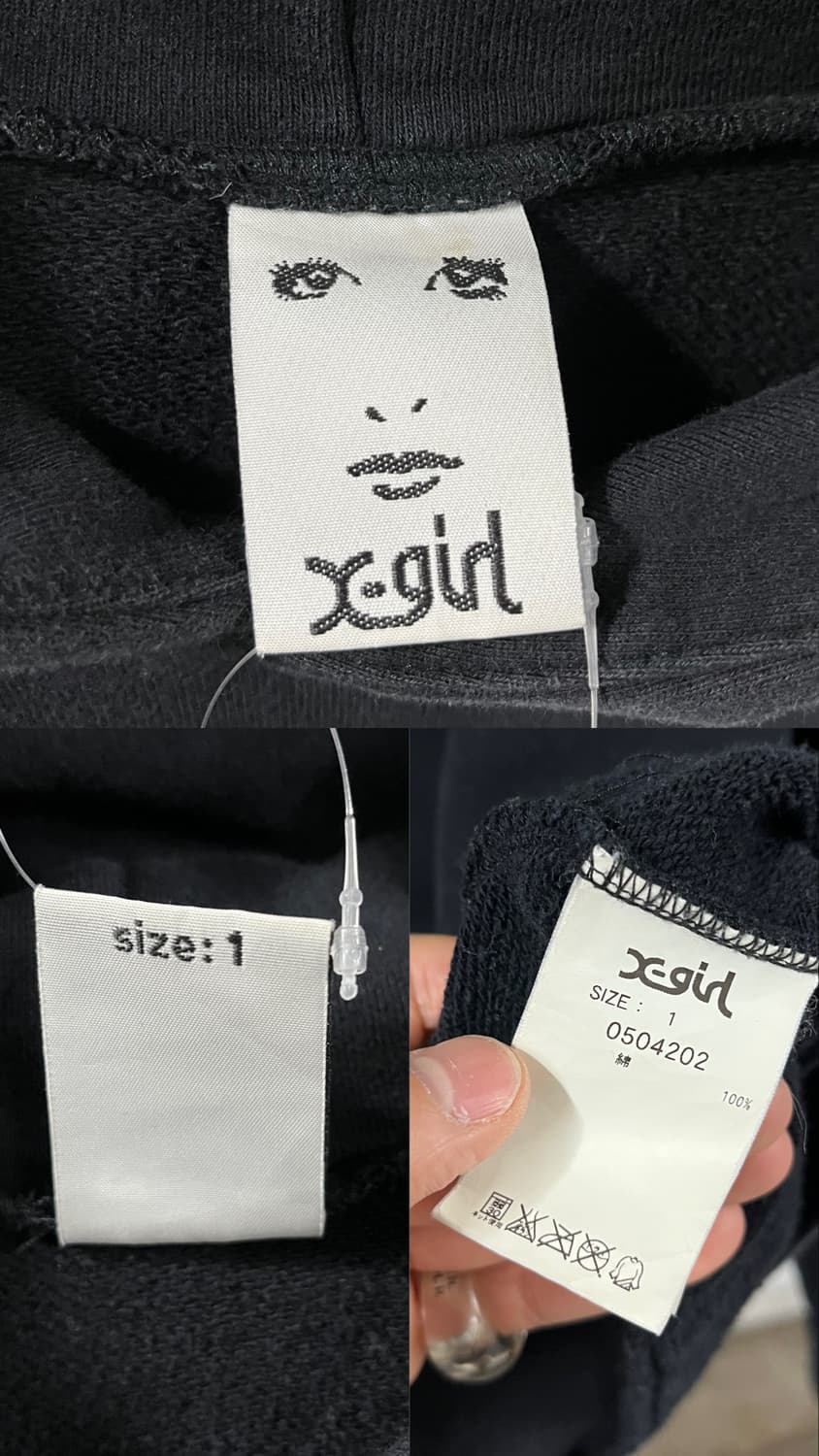 X-girl logo hoodie 상품이미지6
