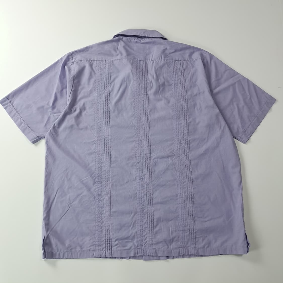 CK723 XL 트로피쿨 90s 라벤더퍼플 과야베라 반팔 셔츠 남방 상품이미지5