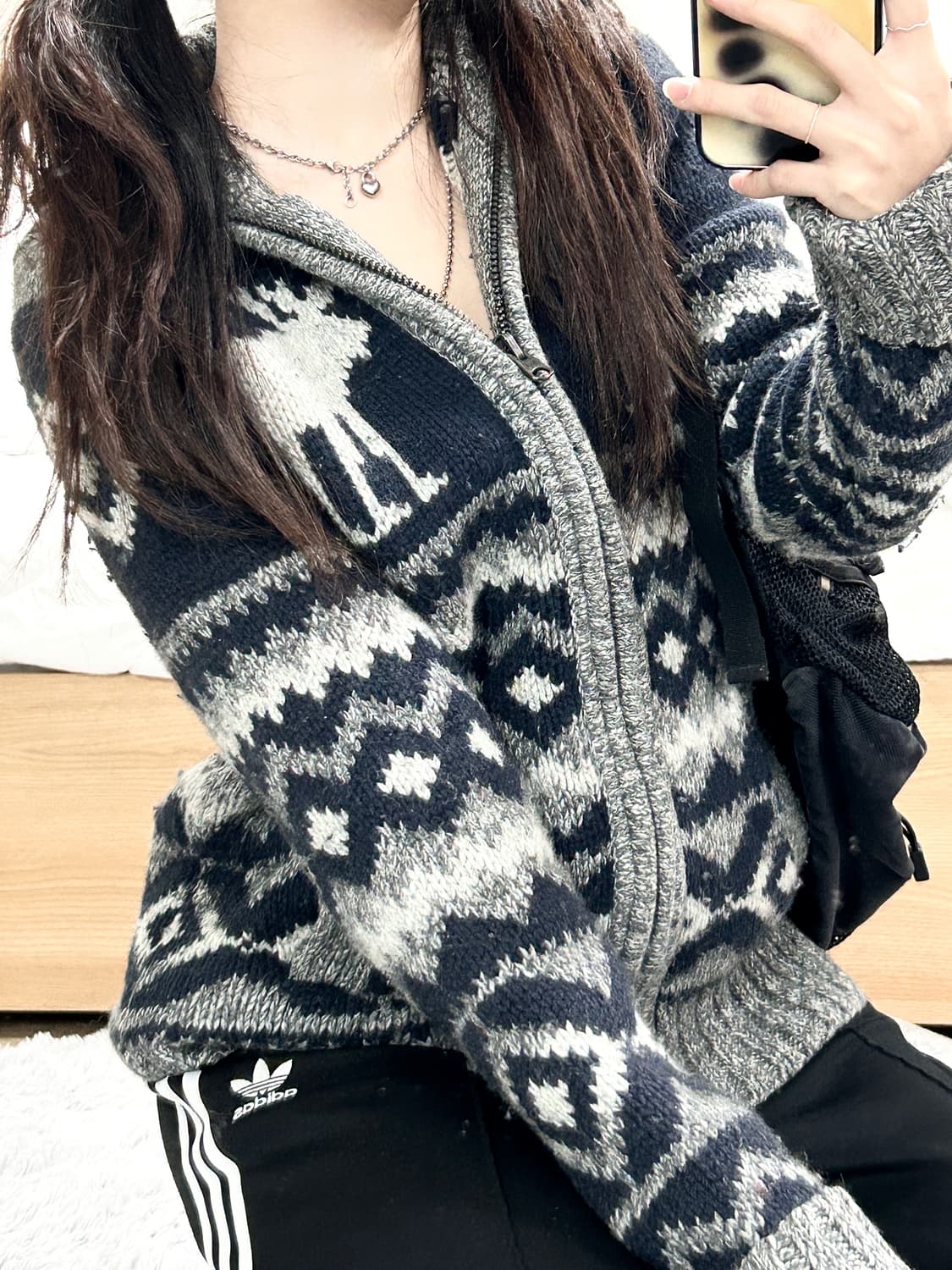 아베크롬비 노르딕 니트집업 상품이미지1