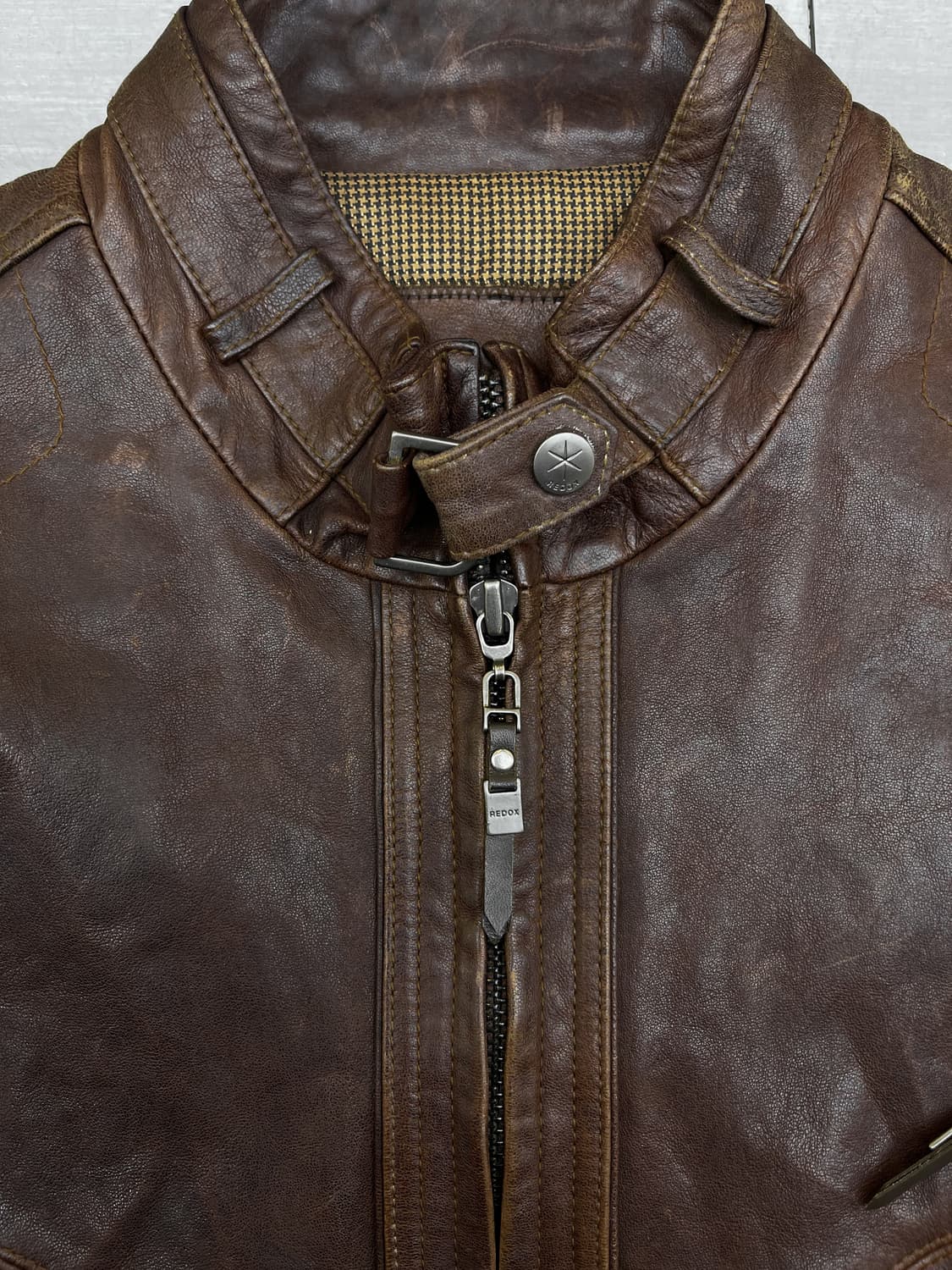 레드옥스 메카닉 레더 자켓 상품이미지5