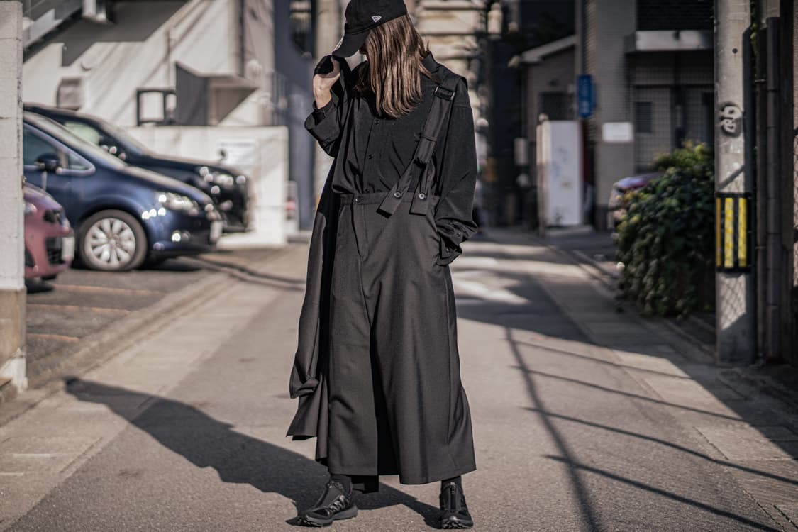 (1)요지야마모토 그라운드와이 원숄더멜빵 상품이미지1