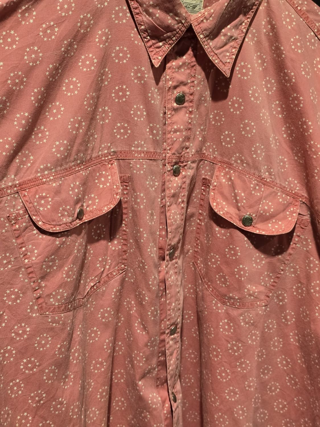 90s PACIFIC Star Pattern Western Shirt 상품이미지4