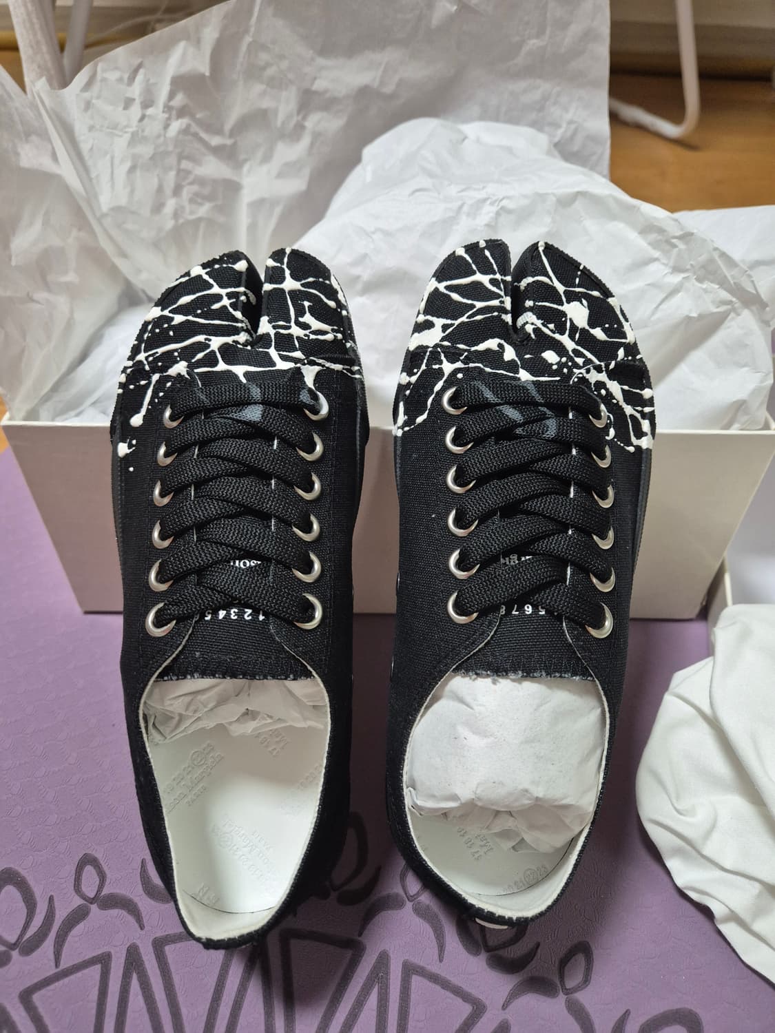 (새상품) 메종 마르지엘라 타비 로우 블랙 220-225 (35) 상품이미지6