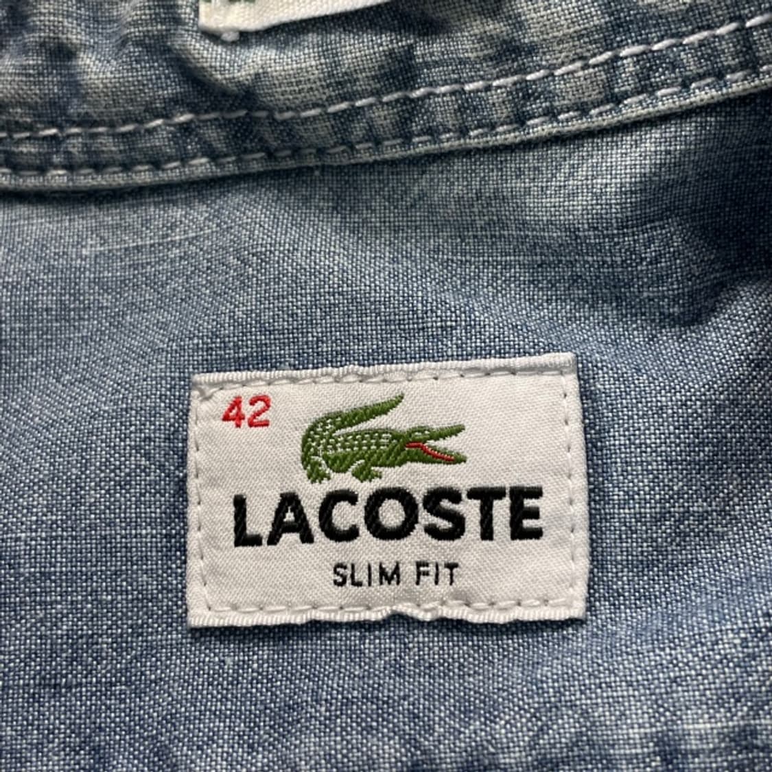100 라코스테 데님셔츠  상품이미지3