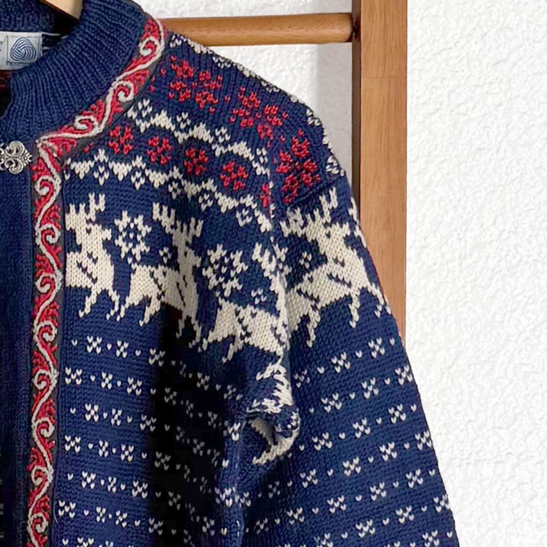 Norwegian Navy Deer Cardigan 상품이미지2