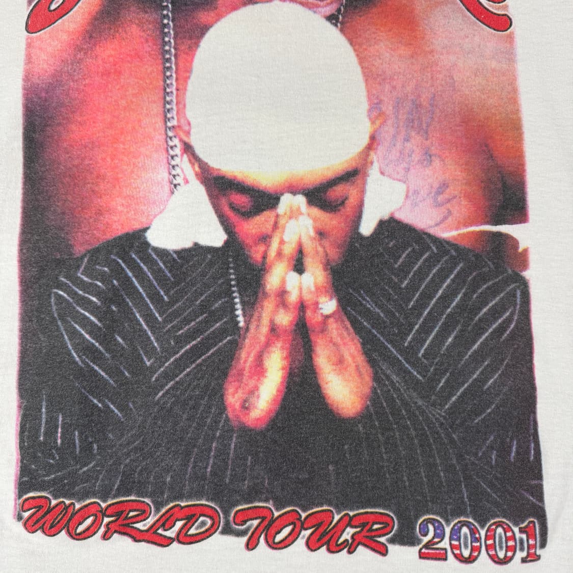 빈티지 2001 Ja Rule 자룰 월드투어 롱슬리브 랩티셔츠 상품이미지5