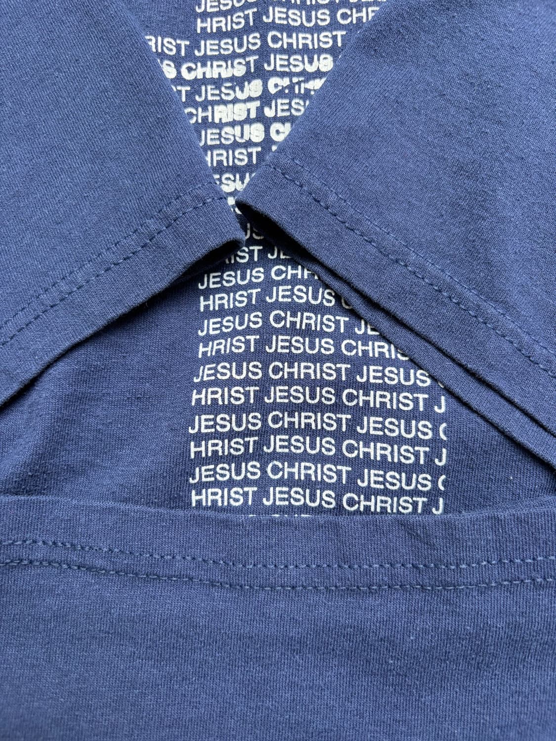 90s Jesus Tee (navy) 상품이미지6