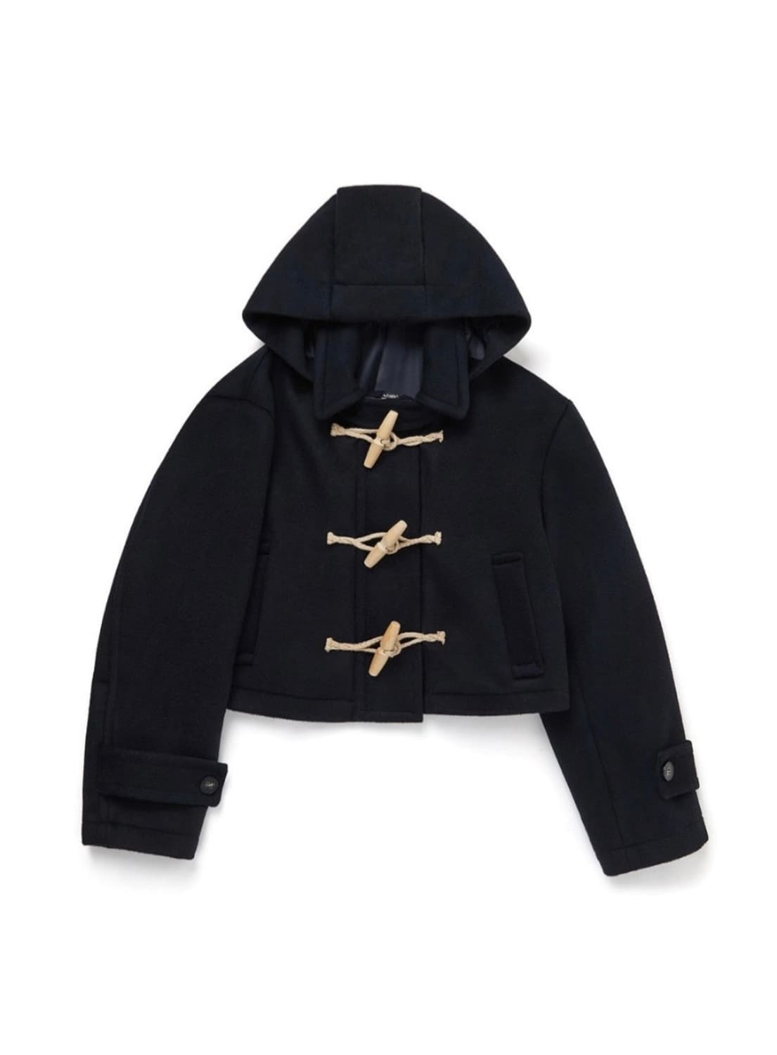 커렌트 크롭 더플코트 떡볶이코트 상품이미지2