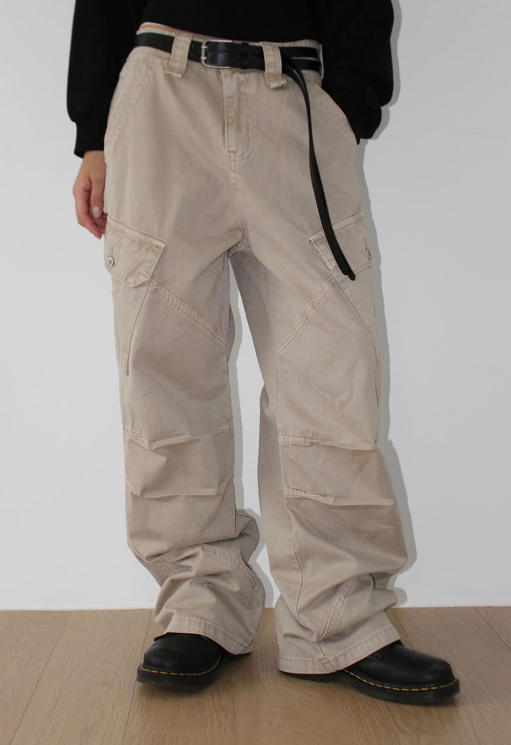 (VER.1) SUBTILE WIDE CARGO PT (베이지) 상품이미지1