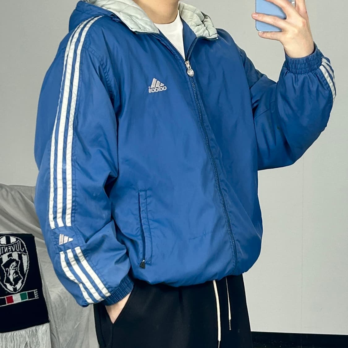 아디다스 올드스쿨 트랙 누빔 점퍼 L  상품이미지1