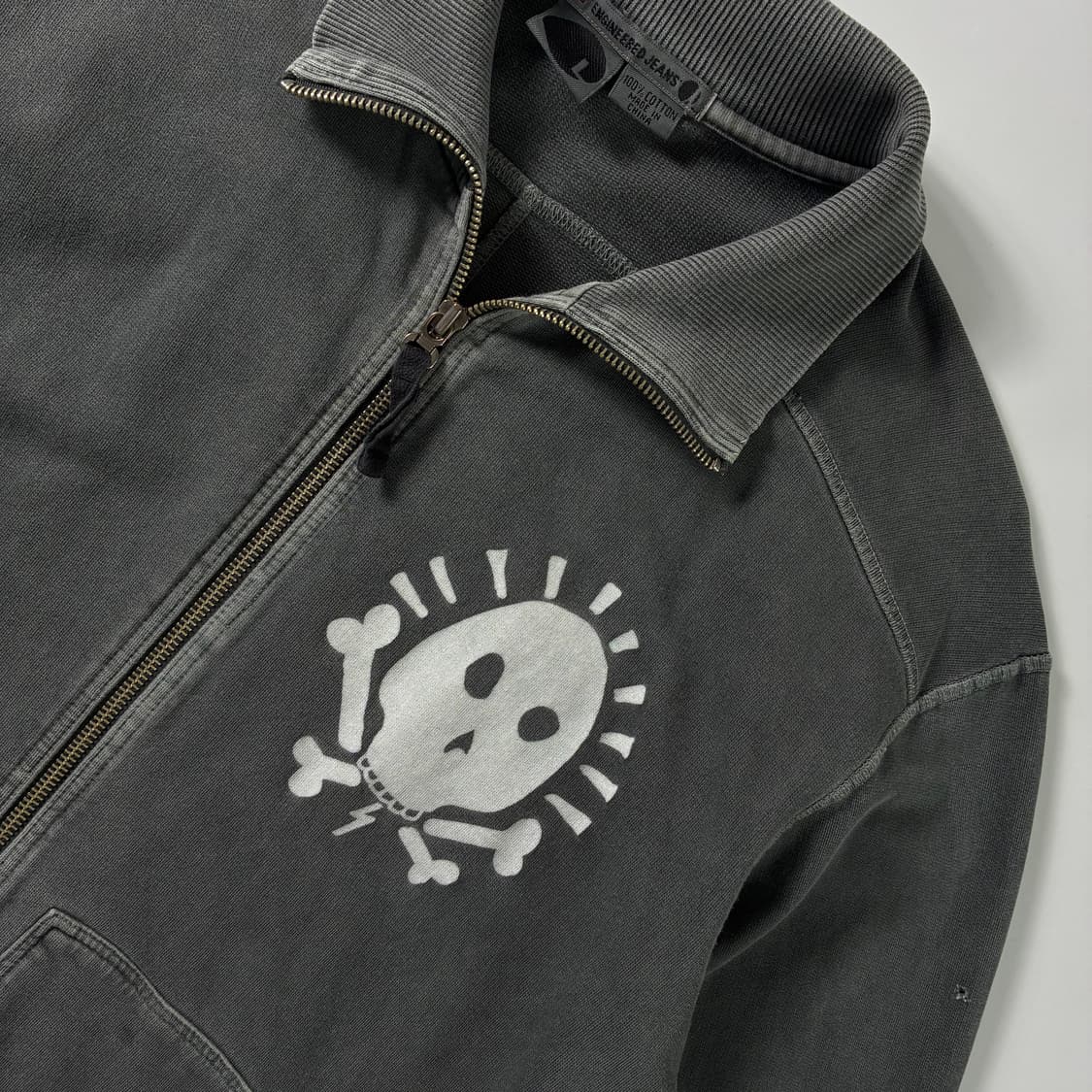 Levi's  리바이스 엔지니어드진 코튼 스컬 차콜 집업  상품이미지3