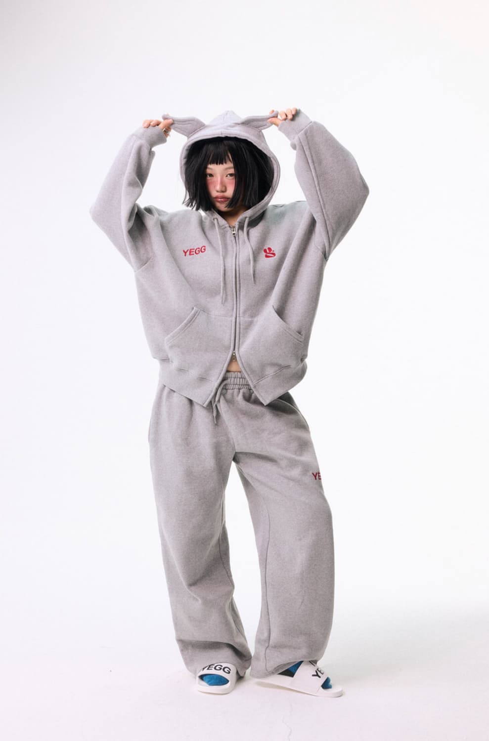 예그 윙 후드집업 바지 셋업 yegg wing hoodie pants 상품이미지3