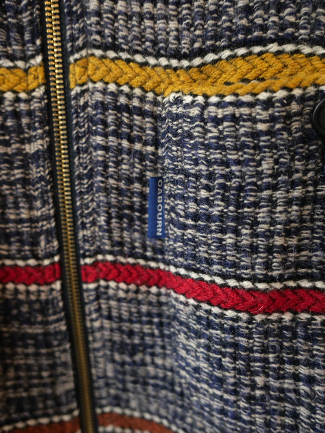 나이젤 카본 스트라이프 퀄티드 집업 자켓 상품이미지5