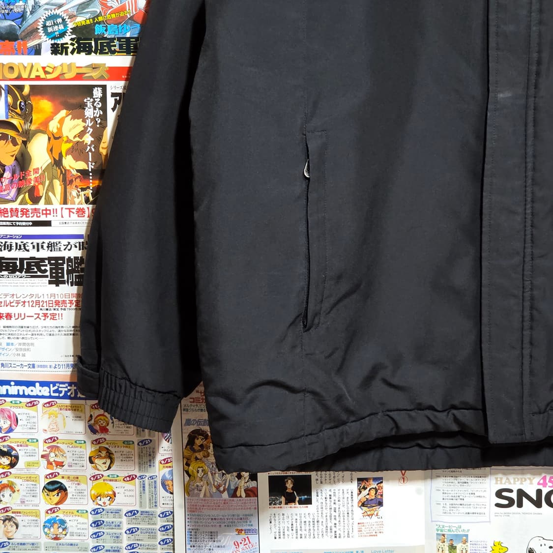 아디다스 올드스쿨 블랙 누빔 점퍼 상품이미지4