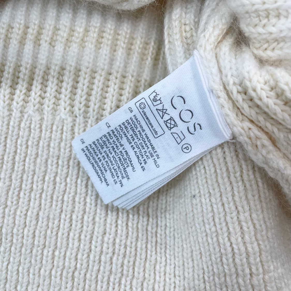 코스 Cos 브이넥 스트라이프 크롭 가디건 상품이미지5