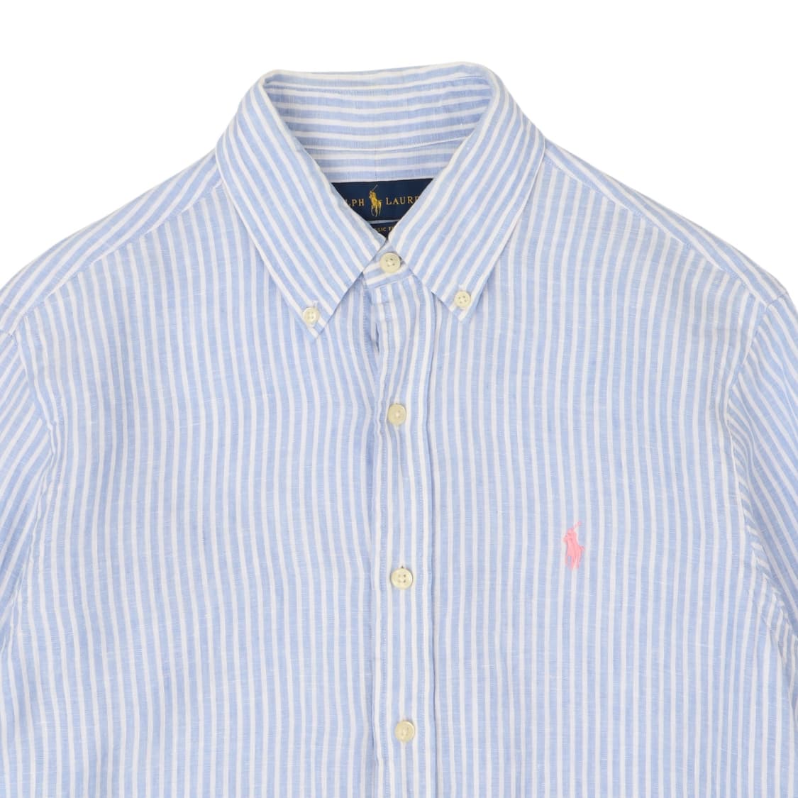 폴로 랄프로렌 린넨 스트라이프 클래식핏 셔츠 상품이미지2